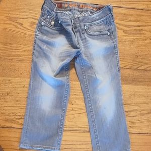 Womens Rock Revival capris sz 31